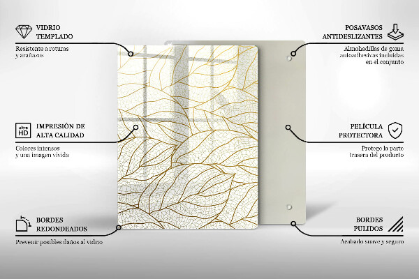 Üveg vágódeszka Absztrakt 3D geometria