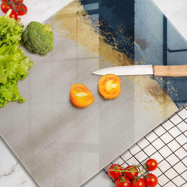 Üveg vágódeszka Arany absztrakció