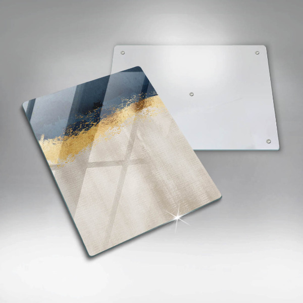 Üveg vágódeszka Arany absztrakció