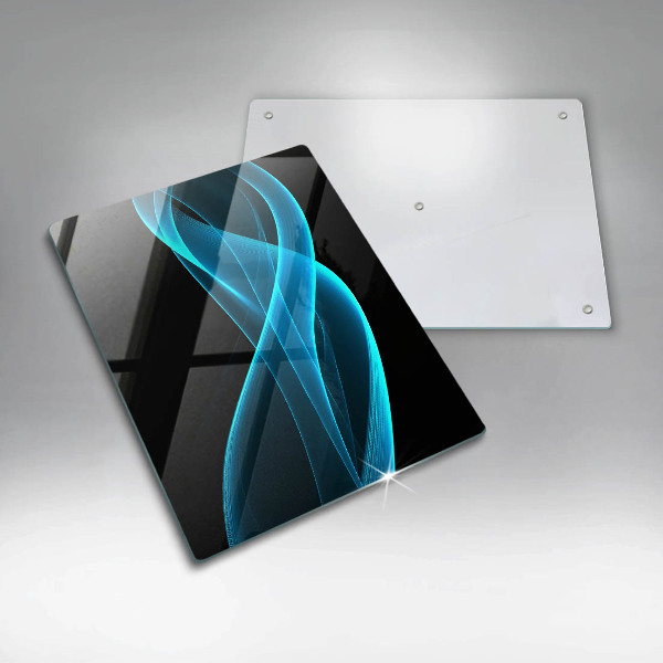 Üveg vágódeszka Kék absztrakció