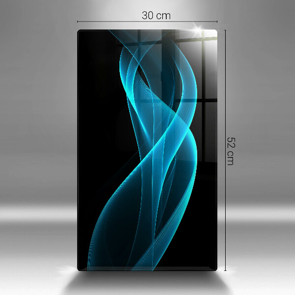 Üveg vágódeszka Kék absztrakció