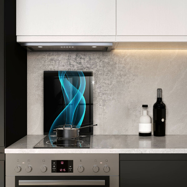 Üveg vágódeszka Kék absztrakció