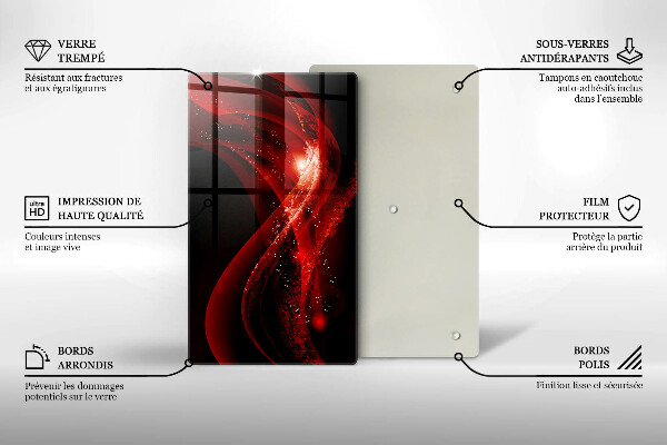Üveg vágódeszka Modern absztrakció
