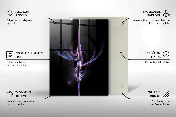 Üveg vágódeszka Modern absztrakció