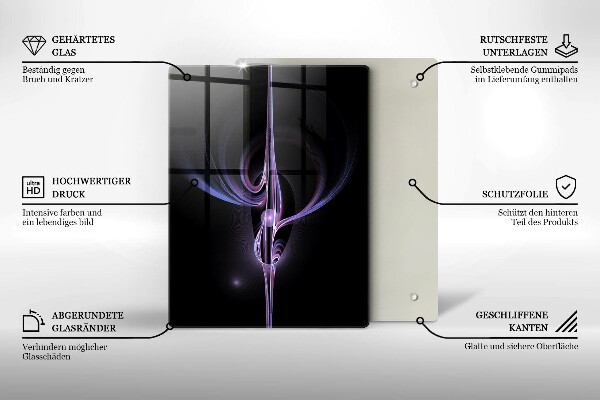 Üveg vágódeszka Modern absztrakció