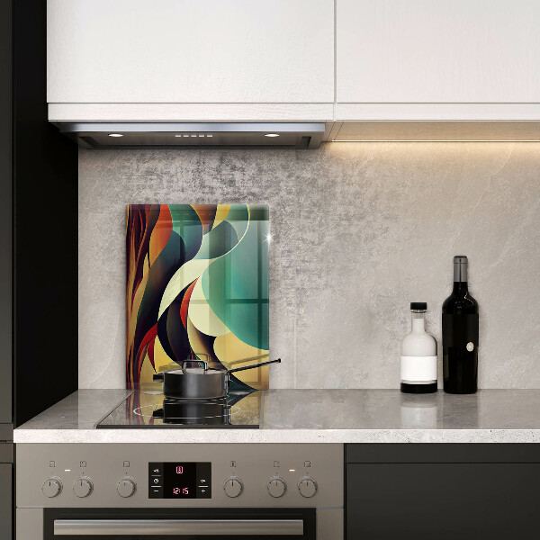 Üveg vágódeszka Alakzat absztrakció