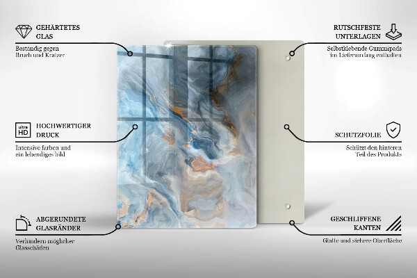 Üveg vágódeszka Lineáris absztrakció