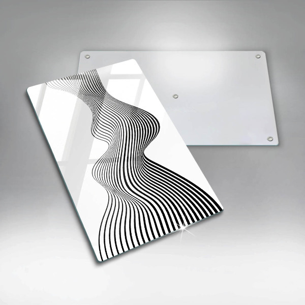 Üveg vágódeszka Lineáris absztrakció