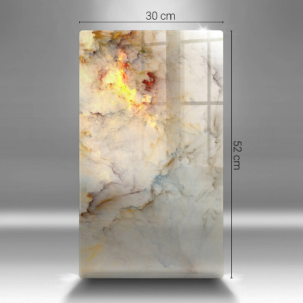 Üveg vágódeszka Márvány textúra arannyal