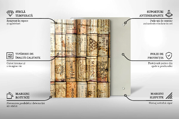 Üveg vágódeszka Lágy vonalak absztrakciója