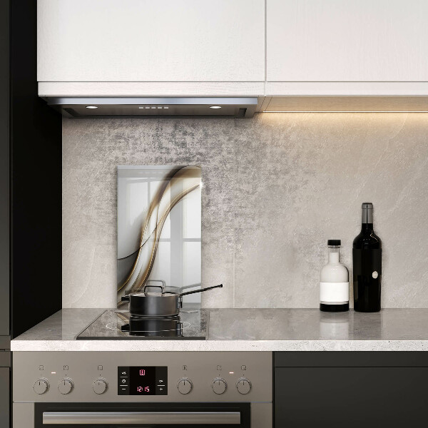 Üveg vágódeszka Lágy vonalak absztrakciója