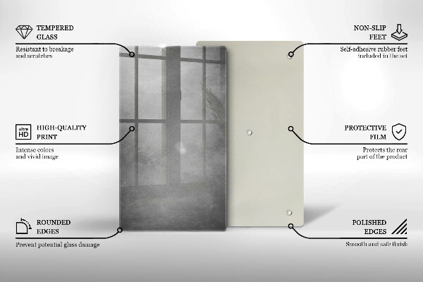 Üveg vágódeszka Beton textúra háttér