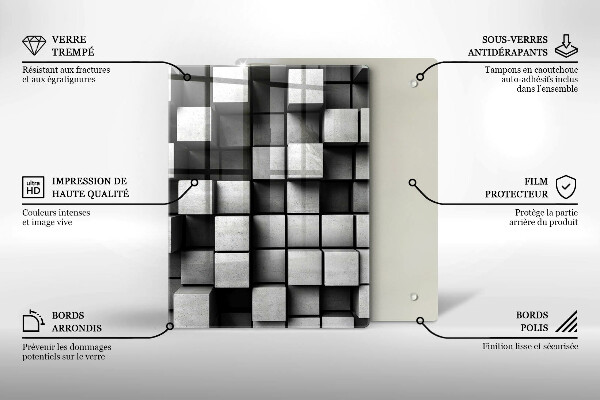 Üveg vágódeszka Beton textúra háttér