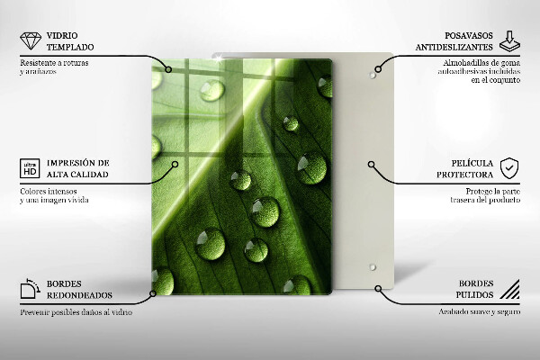 Üveg vágódeszka Dekoratív csempe