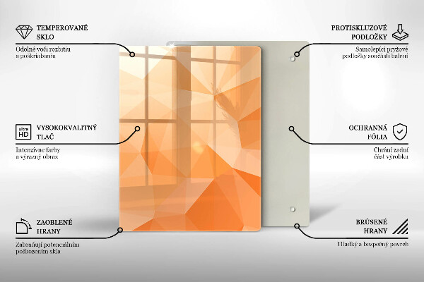 Üveg vágódeszka Sötétkék absztrakció