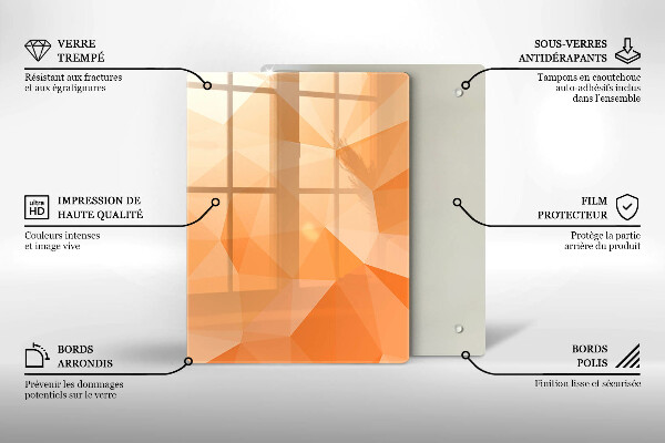 Üveg vágódeszka Sötétkék absztrakció