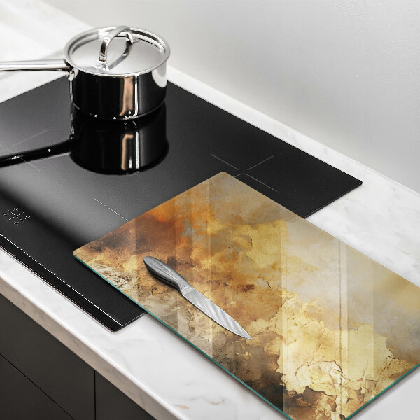 Üveg vágódeszka Gazdag textúra