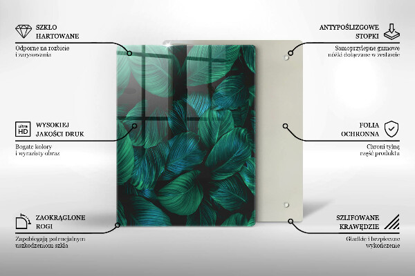 Üveg vágódeszka Textúra arannyal