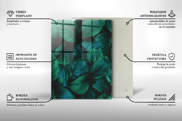 Üveg vágódeszka Textúra arannyal