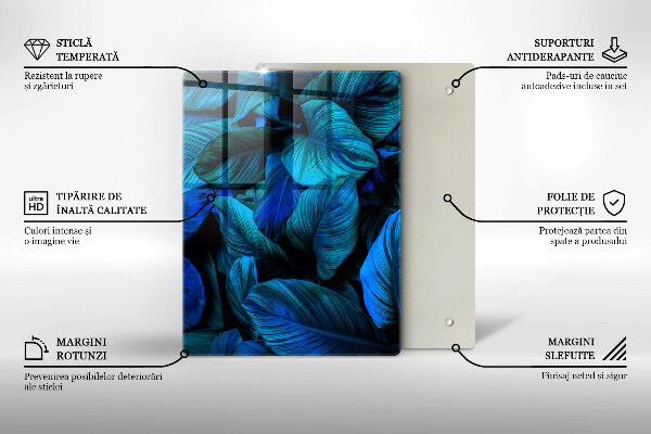 Üveg vágódeszka Világos fa szerkezet