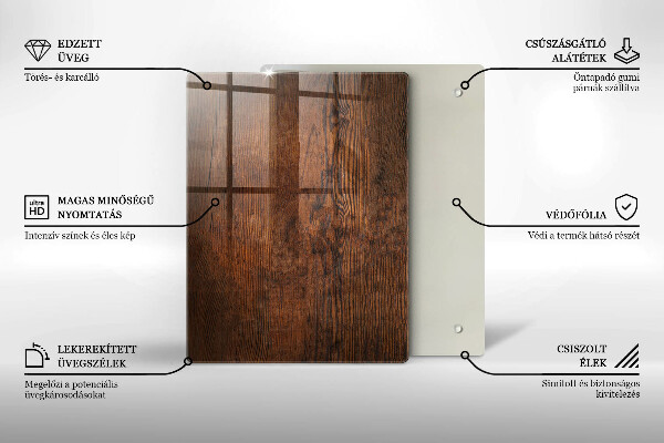 Üveg vágódeszka karácsonyi díszek