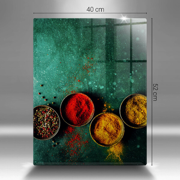 Üveg vágódeszka Keleti fűszerek