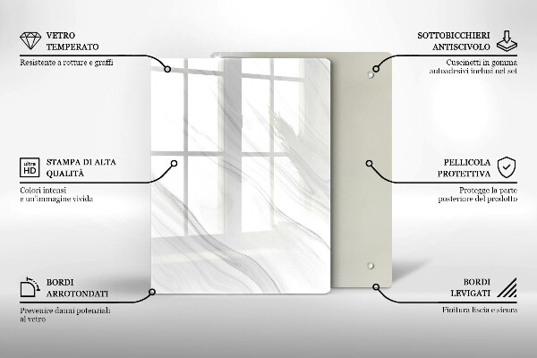 Üveg vágódeszka Keleti fűszerek