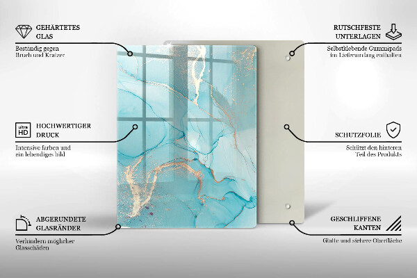 Üveg vágódeszka Húsvéti díszek