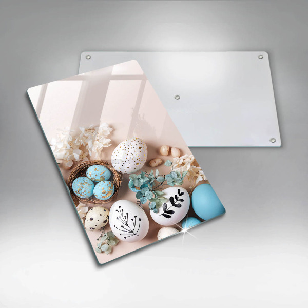 Üveg vágódeszka Húsvéti díszek