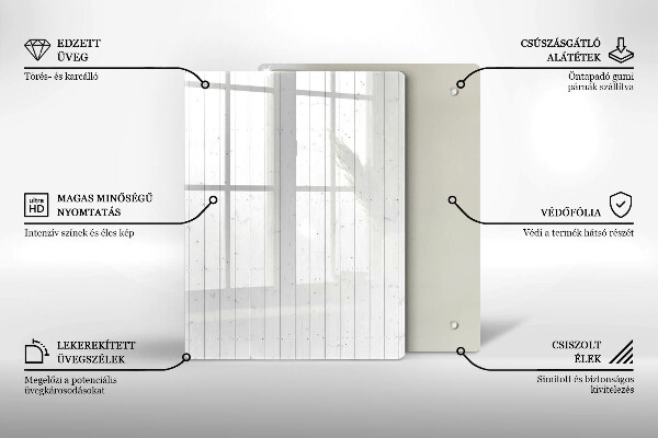 Üveg vágódeszka Ünnepi gyümölcsök