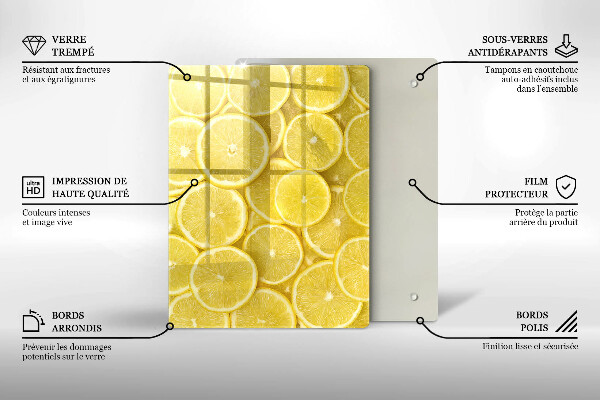 Üveg vágódeszka Színes cukorkák