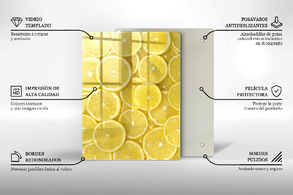 Üveg vágódeszka Színes cukorkák