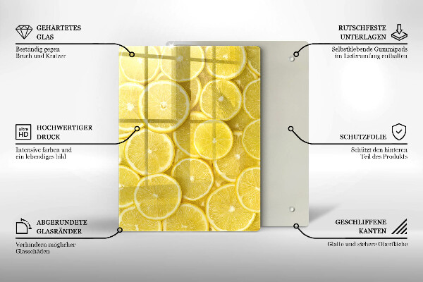 Üveg vágódeszka Színes cukorkák