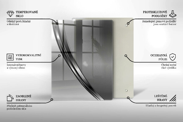 Üveg vágódeszka Színes gyümölcsök