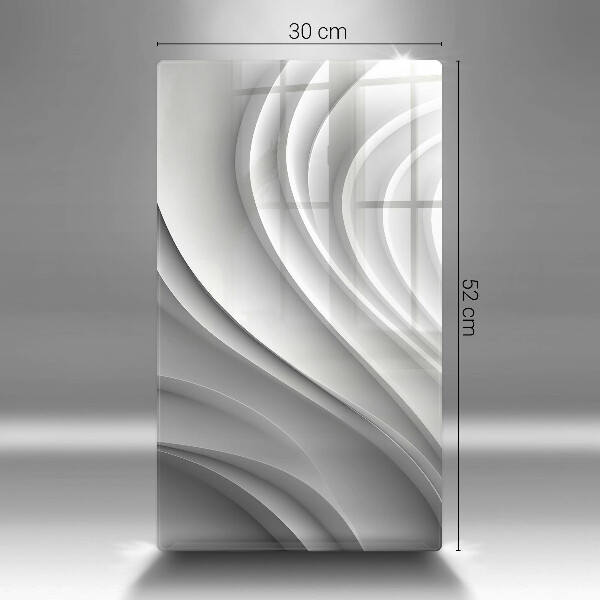 Üveg vágódeszka Geometriai vonalak