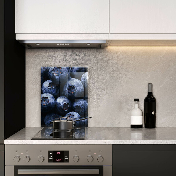 Üveg vágódeszka Közelkép a bogyók