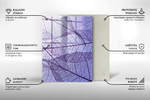 Üveg vágódeszka Zöldségek és fűszerek