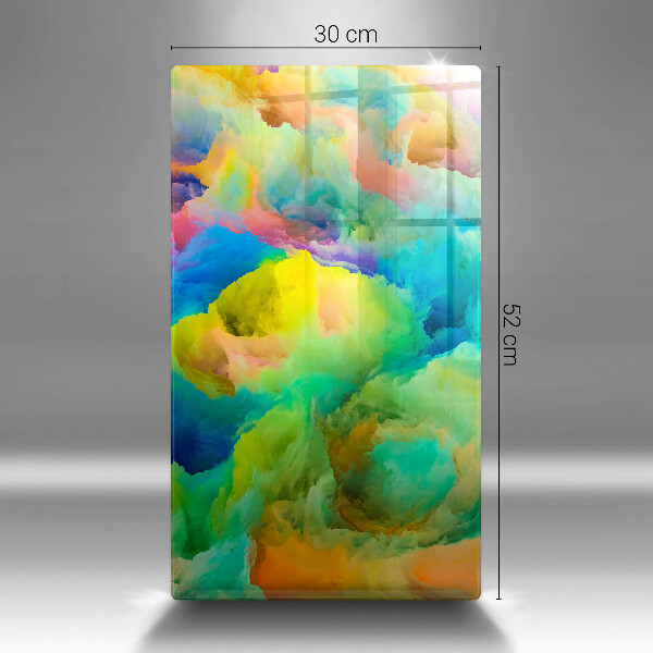 Üveg vágódeszka Színes absztrakció