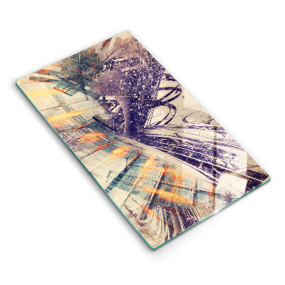 Üveg vágódeszka Modern kompozíció