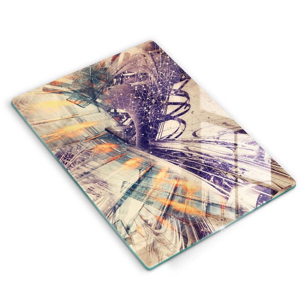 Üveg vágódeszka Modern kompozíció