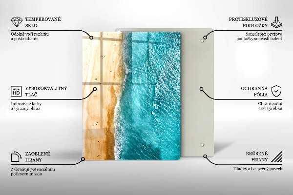 Üveg vágódeszka Modern kompozíció