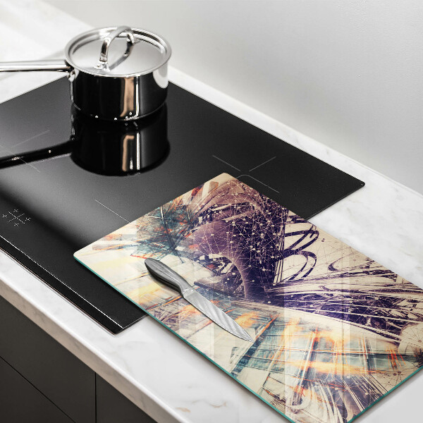 Üveg vágódeszka Modern kompozíció