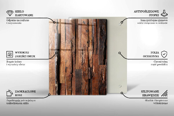 Üveg vágódeszka Geometriai háromszögek
