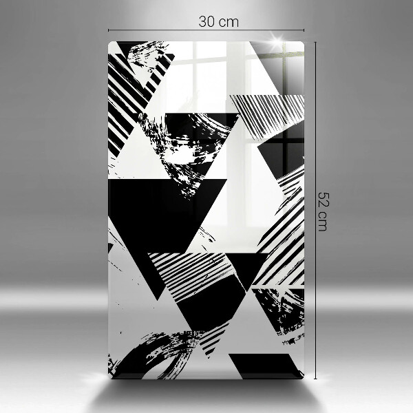 Üveg vágódeszka Geometriai háromszögek