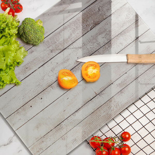 Üveg vágódeszka Régi fa táblák