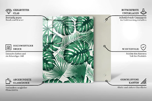 Üveg vágódeszka Beton textúra