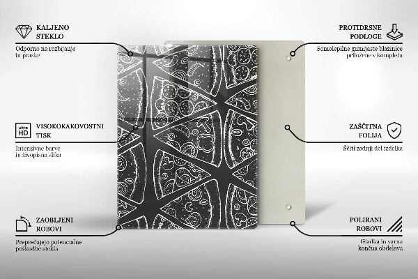 Üveg vágódeszka Elegáns absztrakció