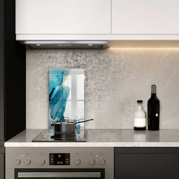 Üveg vágódeszka Kék foltok