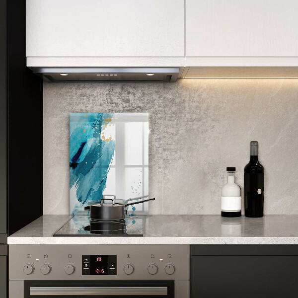 Üveg vágódeszka Kék foltok