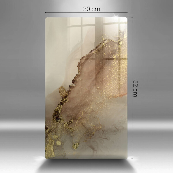 Üveg vágódeszka Arany absztrakció